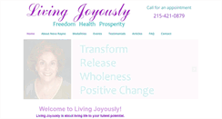 Desktop Screenshot of livingjoyously.com